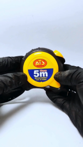 ATS Meteran Tukang Bangunan Panjang 5 METER Genggaman Karet Ergonomis / Meteran ATS 5M x 19mm Presisi Mengunci Otomatis Kuat