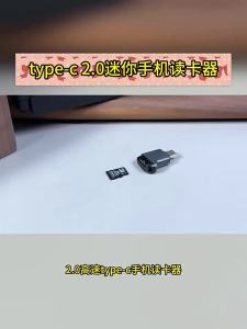 Mini TF Card Reader Type C To SD Memory Card Adapter USB2.0 OTG Adapter Cardreader For IPhone 16 17 Laptop MacBook USB C Adapter