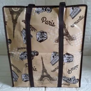 Tas Karung/Tas Belanja/Laundry Bag Ukuran 45x50 cm WARNA/MOTIF RANDOM