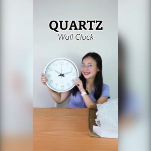 Sleek Silver Quartz Wall Clock (10 inches) | Low Battery Consumption | Durable & Quality Analog Clock for Living Rooms and Bedrooms