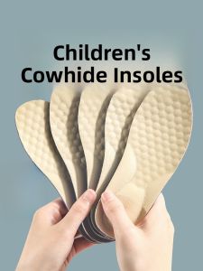 XIANZHAO | Childrens Leather Shoe Insoles Thin Comfortable Breathable Anti-Odor Absorbent Soft Bottom Summer Design For Boys And Girls