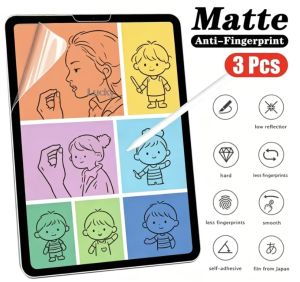 3pcs Real Paper Feel Tablet Screen Protector For iPad Pro 11 13 M4 M5 iPad 10th 11th 12th Air 10.9 11 13inch Tablet Screen Guard