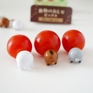 Cute Animal Butt Fruit Forks Dessert Decoration Signs Resin Material Fun Animal Bento Box Decorations from Mainland China