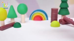 Frog Stackable Balance Tree Toy Thinking Training Puzzle Toys Learning Math As Kids Plays Family Toy