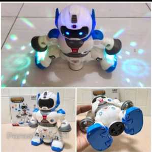 MAINAN ANAK COOL DANCING ROBOT LAMPU DAN MUSIK