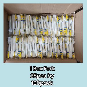 1 Box Fork 25pcs by 100pack (2500pcs)