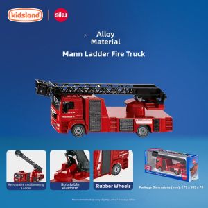 Firefighting Alloy Car Helicopter Model Toy