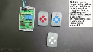 ERREKA LUNA 2 3 RESON 1 2 Garage Door Remote Control Duplicator Opener 433.92MHz Fixed Code ERREKA KUMA KU02 Gate Remote Control