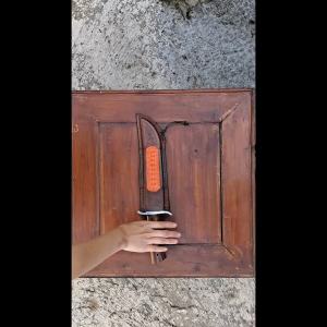 Pisau Survival Rambo Baja Full Tang Polish Miror