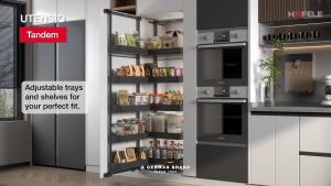 Hafele Pantry Storage Unit | Soft Close | Anti Bacterial Finish | 5 Year Warranty