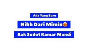 RAK SUDUT SATUAN KAMAR MANDI GANTUNG BAHAN BESI TEBAL KUAT POJOKAN DINDING HARGA MURAH BARANG BERKUALITAS DISKON TERLARIS PROMO