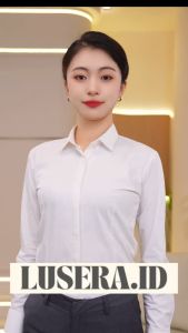 KEMEJA KANTOR WANITA KEMEJA KERJA PUTIH POLOS CEWE SLIMFIT