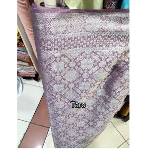 kain songket palembang mesin / bahan songket semi  palembang (hrg 2 mtr)