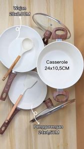Panci Set Idealife IL-22B / IL22B Peralatan Masak Granit Anti Lengket