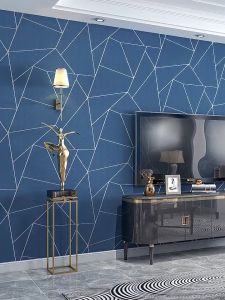 Wallpaper Dinding Stiker Wallpaper Motif  Marmer biru  Polos new  7m s/d 8m Lebar 45cm