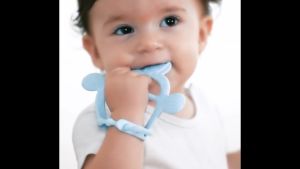 Baby Silicone Bracelet Teether Oral Care Finger Substitute Toy No BPA