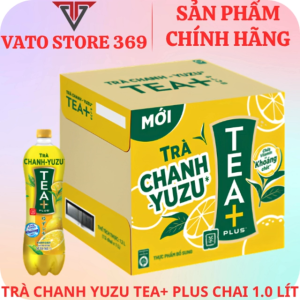 Trà chanh yuzu TEA+ PLUS chai 1 lít