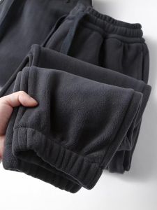 Quần Nỉ Dày Hai Mặt Cho Nam Quần Thể Thao Ấm Áp Quần Dài Thường Ngày Quần Dài Mùa Đông Quần Dài Thoải Mái Quần Dài Rộng Rãi