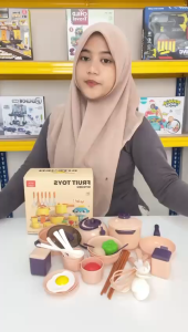 [KST] Mainan Dapur Mini Alat Masak Edukatif Anak Perempuan Permainan Peran Kado Ulang Tahun
