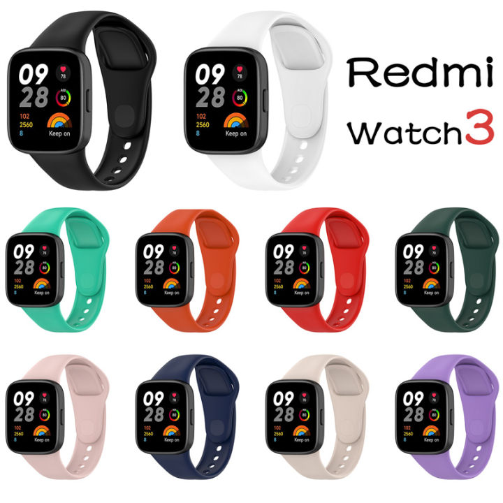 Xiaomi Redmi Watch 3 สาย สายสายสำรองซิลิโคนนิ่มสำหรับ Redmi Watch3 ...