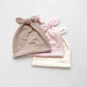[Combo 3 giảm 15%] - Mũ buộc nơ cho bé Sinnie Baby vải sợi tre siêu mềm mịn mũ che thóp cho bé mũ sơ sinh