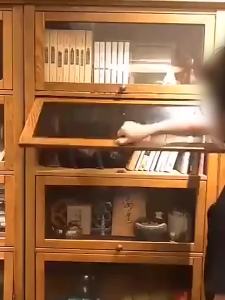 2Pairs White Black Plastic Track Rail For Conceal Flap Pocket Door Cupboard Book Display Storage Cabinet