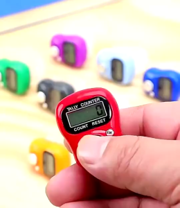 Tasbih Digital ELektronik Mini LED Alat Hitung Dzikir Warna Lengkap Murah Finger