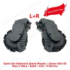 Roborock | Phụ Kiện Bánh Xe Máy Hút Bụi Roborock Dành Cho Qrevo Master/Slim/S8 Max V Ultra/G20S/V20/P10S Pro - Bánh Xe Nhựa Trái & Phải