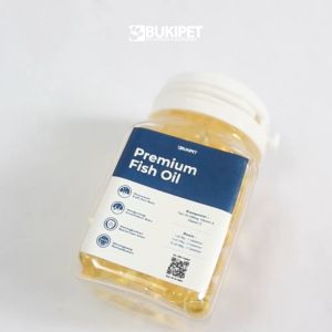 Minyak ikan fish oil vitamin bulu kucing dan penggemuk kucing- BUKIPET PREMIUM FISH OIL