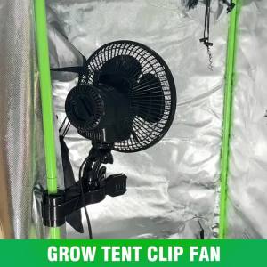 Quạt Kẹp Trồng Cây Trong Nhà 25W Góc Điều Chỉnh Được 220V Điều Khiển 2 Tốc Độ Lưu Lượng Mạnh Thiết Kế Chống Trượt