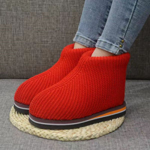 Tất Cotton Dệt Tay Dày Ấm Áp Chống Trượt Cho Nam Và Nữ Mùa Đông 2025 Đế Cao Su Lót Lông Cừu