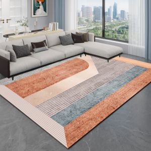 Luxurious Modern Rectangular Carpet for Living Room And Bedroom Home Use Sofa Coffee Table Mat Large Area Crystal Velvet