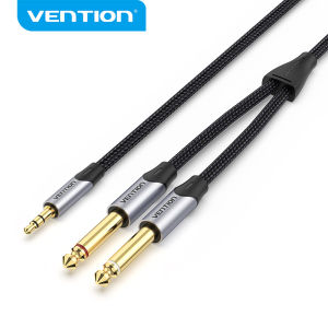 Vention | Vention TRS 3.5mm To TS 6.35mm Audio Cable Adapter Aux Cable 3.5 to 6.5 for Mixer Amplifier 2m 3m 5m 10m Aux Cable Male to Male