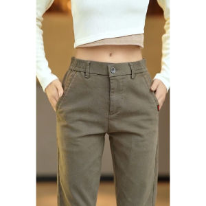 HULIXIONGDI | Slim Fit Summer Tencel Leisure Long Pants