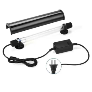 โคมไฟบ่อปลา 13w หลอดคู่ โคมไฟกำจัดตะไคร่ ฆ่าเชื้อโรค กำจัดสาหร่ายสีเขียวในบ่อปลา และมีส่วนทำให้คุณภาพน้ำใส ฆ่าเชื้อและกำจัดสาหร่ายสีเขียวในตู้ปลาและบ่อปลา