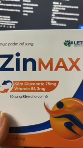 ZinMAX – Bổ sung Kẽm Gluconate và Vitamin B1 cho trẻ từ 2 tuổi