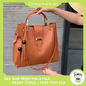 DROPASSIST 1015 Bag set 3 In 1 Shoulder Women Handbag Sling Tote Bag | Beg 3 Dalam 1 Tangan Sandang Wanita Perempuan