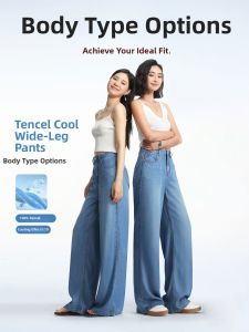 HIPPIE MISS | Bohemian Style Thin Summer Wide Leg Jeans