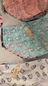 Quần lót họa tiết dễ thương chất su đúc siêu co dãn và mát cho bé gái freesize 55kg Quần lót nữ chất thun lạnh không đường may họa tiết dễ thương