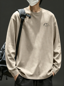 Jeanswest | Cotton Long Sleeve T-Shirt Male Spring Autumn