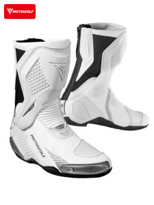MOTOWOLF | Mens All-Season Anti-Fall Racing Motorcycle Boots
