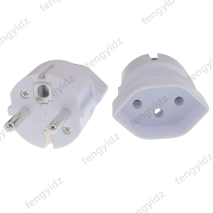 2pcs Swiss Switzerland to EU Travel Plug Adapter Schuko Germany France Plug Adapter Converter Electrical Socket Type E/F plug