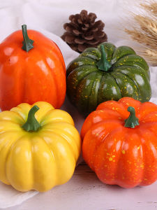 HANYIMOWAN | Halloween DIY Hand-painted Foam Pumpkin Model
