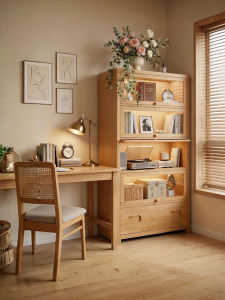 ZHUOHE | Acrylic Display Wooden Bookcase with Door