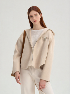 Áo Khoác Hoodie A-line Rộng Thoáng Mới