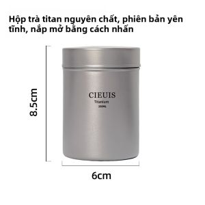 CIEUIS | Hộp Đựng Trà Du Lịch Kín Tiếng Nhỏ