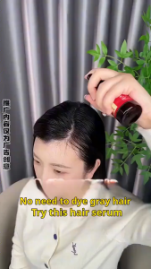 【BUY 1 TAKE 2】Saffron Hair Blackening Spray Anti White Hair No-rinse Spray Hair Nourishment Liquid Anti-hair Loss Oil Control Anti White Hair Polygonum Multiflorum Black Hair Liquid Nourishing Scalp Follicle Hair Care women men 100ml