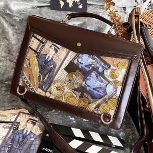 Cartoon Backpack Double Shoulder Work Clothing Snack Crossbody Bag Shoulder Japanese Style Secondary Yuan Uniform Bag College Bar Book Backpack