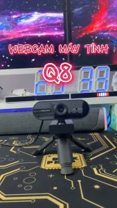 Webcam Máy Tính Laptop Q8 Chất Lượng Full HD Hình Ảnh Sắc Nét Camera Video Mượt Mà 30FPS Cho Livestream Học Trực Tuyến