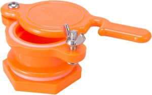 Honey Gate Valve 2 Pack Honey Extractor Tap Nylon Honey Extractor Spout for 5 Gallon Bucket Bee Hive Honey Spinner Tool Beekee